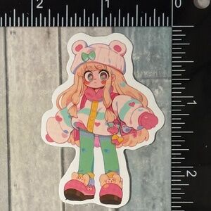 🌀10/$10🌀 Candy Girl Dark Little Lolita Doll Reusable Waterproof Vinyl Sticker